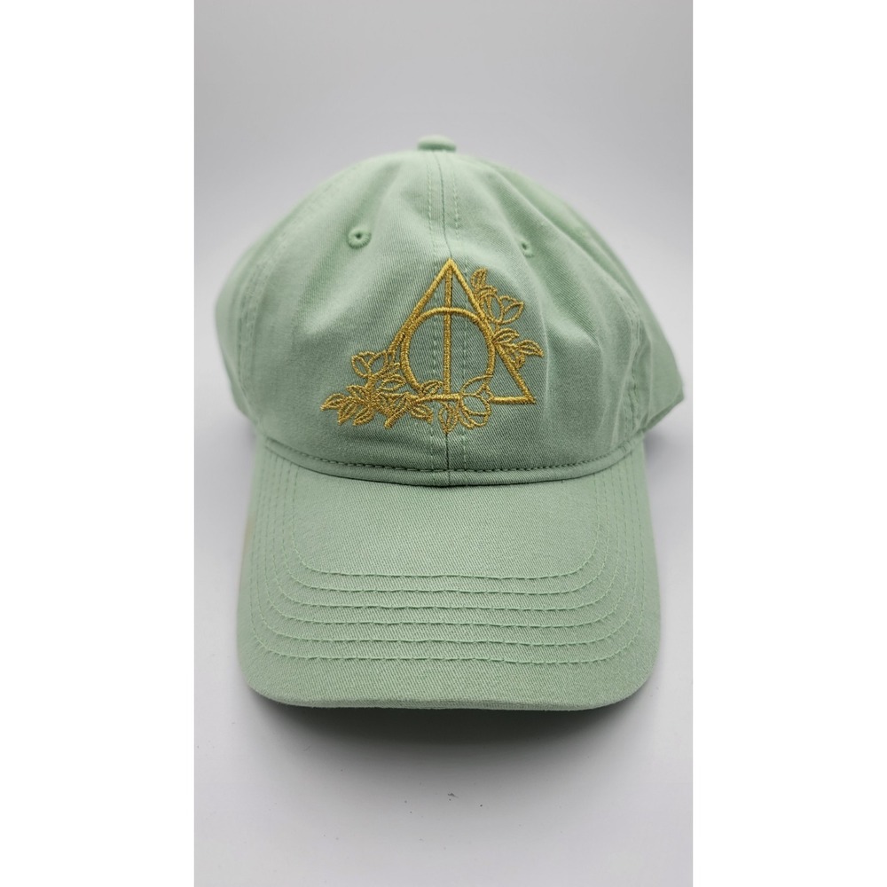 Harry Potter Floral Deathly Hallows Strapback Cap READ